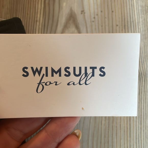 Swimsuits For All Laser Cut Blouson Tankini Set Black Plus size 18 NEW Beach - Picture 4 of 16